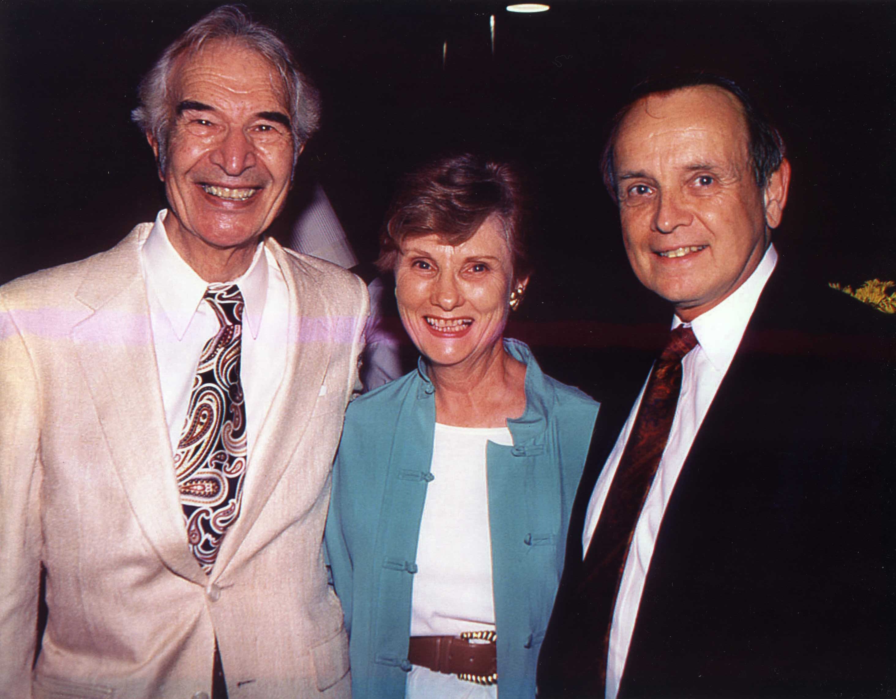 Dave Brubeck with David and Tish Miller